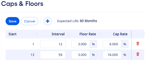 Caps and Floors example.