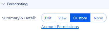 Custom permission option.