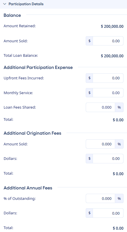 Pricing Opportunity Participation Details.